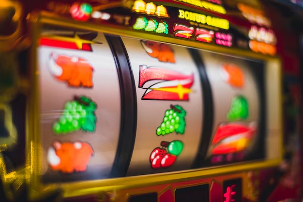 Slot game paytable and bet selection interface on mamba 196